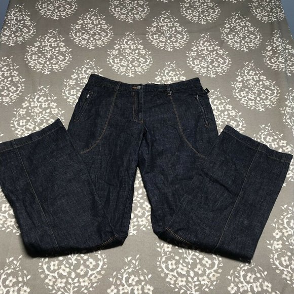 Cerruti 1881 Darkwash Jeans 33x33.5 Zipper Pockets - Picture 7 of 12